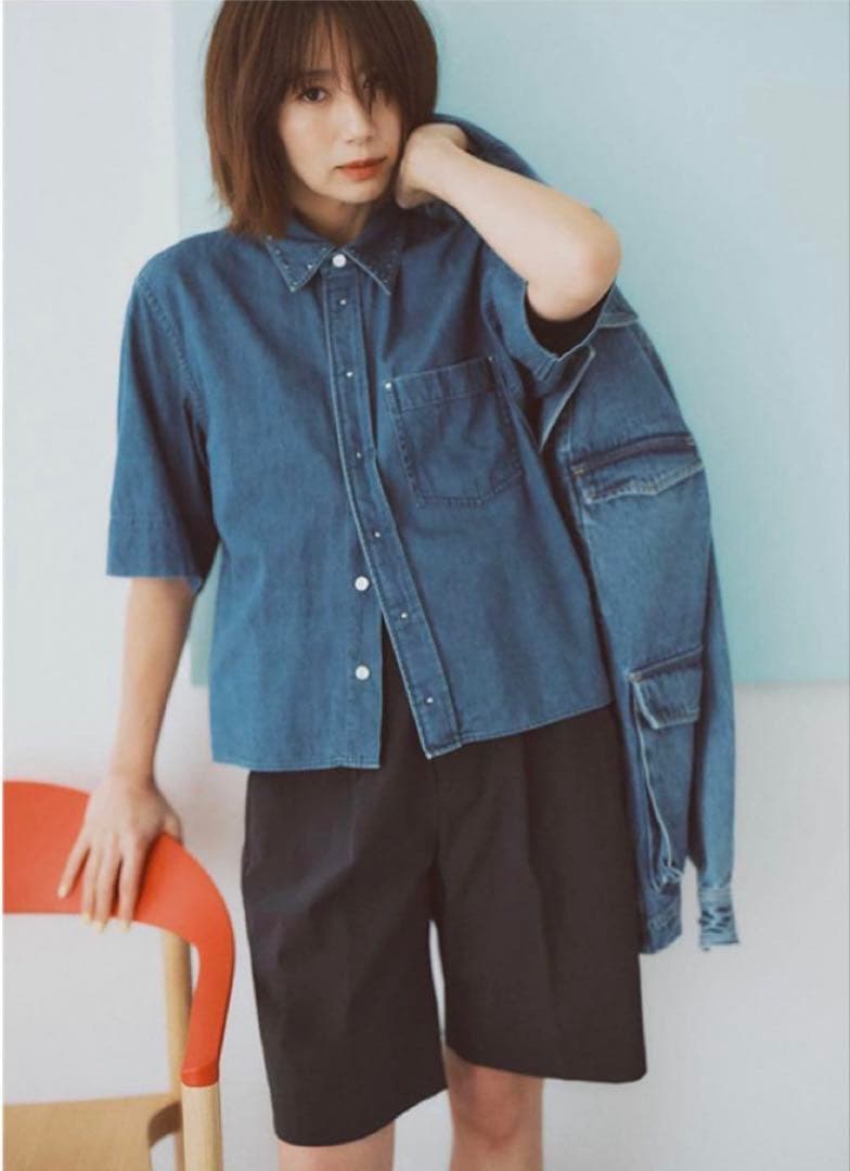 新品　東原亜希 FORME 撥水ショートパンツ ブラック サイズ1