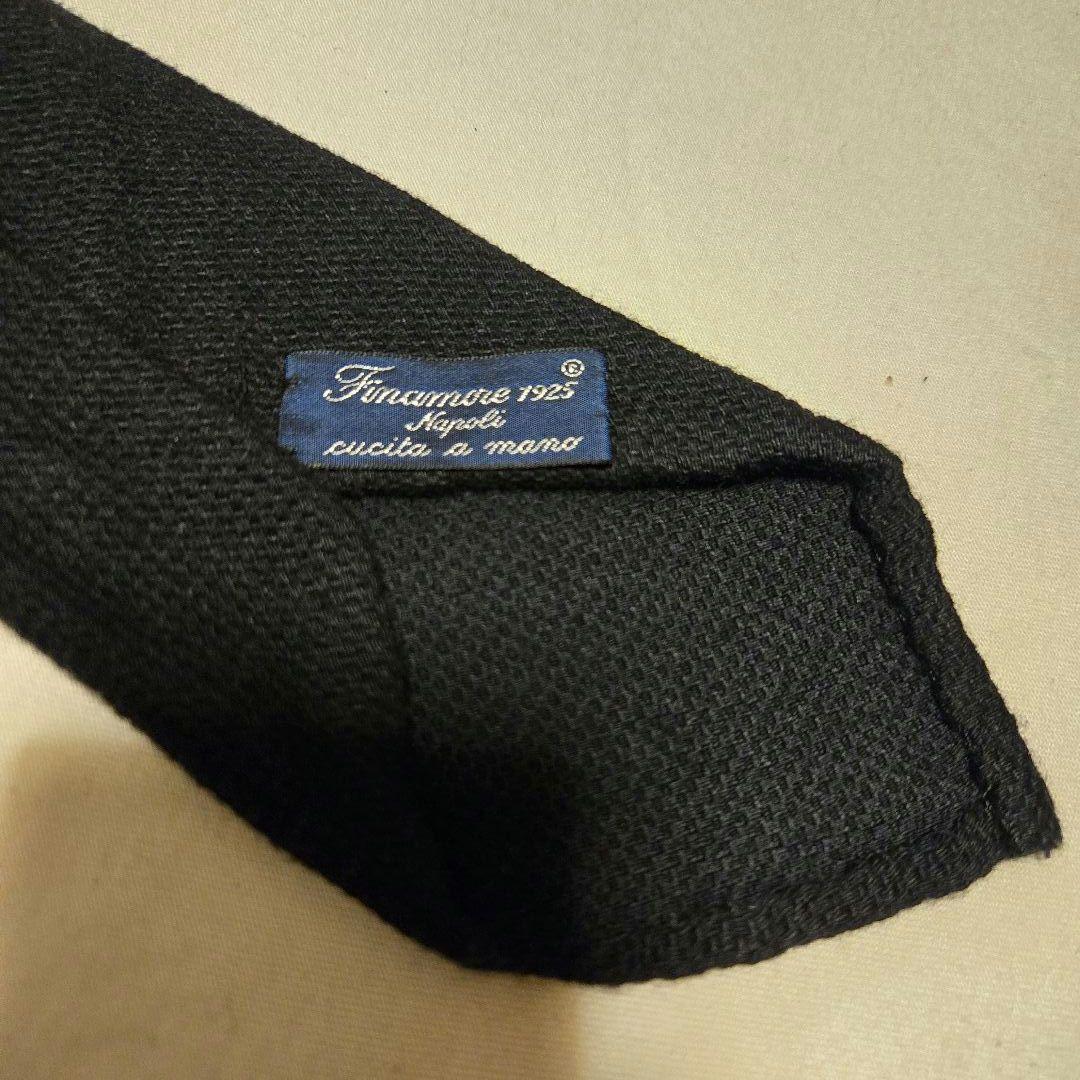 【Ezbuy公式アカウント05様千よ】フィナモレ　ウール　ネクタイ　ネイビー