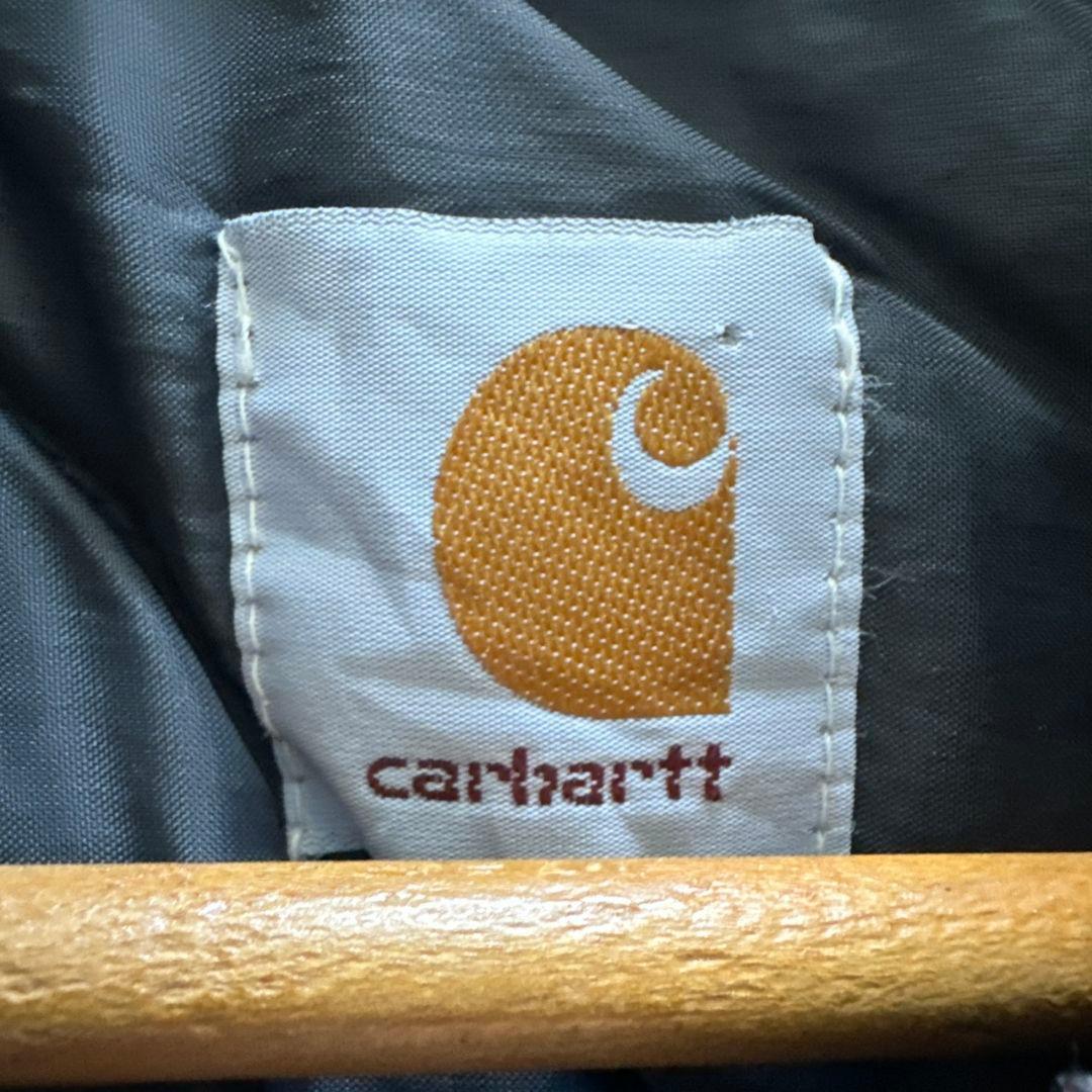 【超希少】carhartt ダックベスト 墨黒 腰ゴム