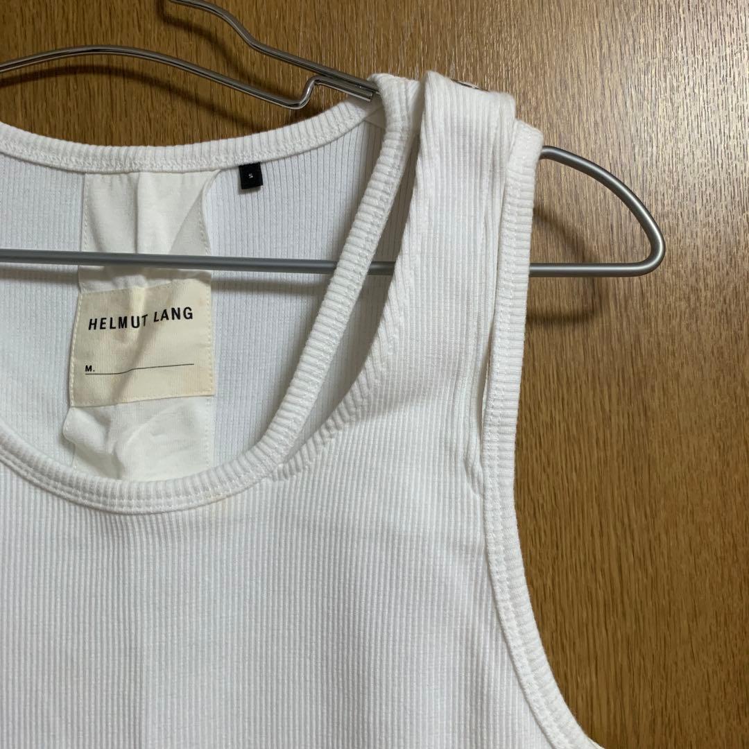 HELMUT LANG ホワイト タンクトップ