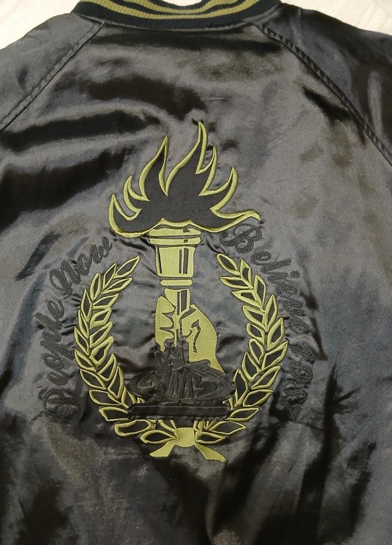 P*0様 PNB NATION ビッグサイズ Y2K 90s00sスタジャン リ