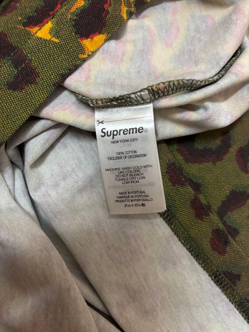 トップス Supreme 24FW Small Box L/S Tee \"Cheetah\"