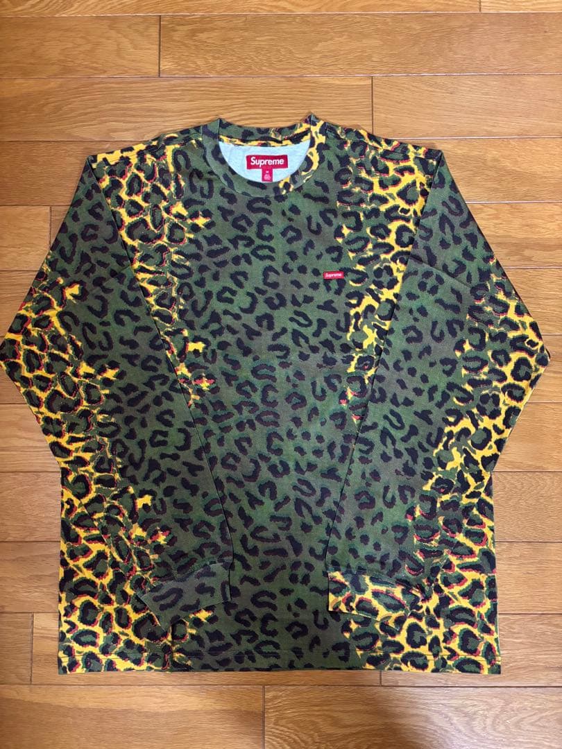トップス Supreme 24FW Small Box L/S Tee \"Cheetah\"