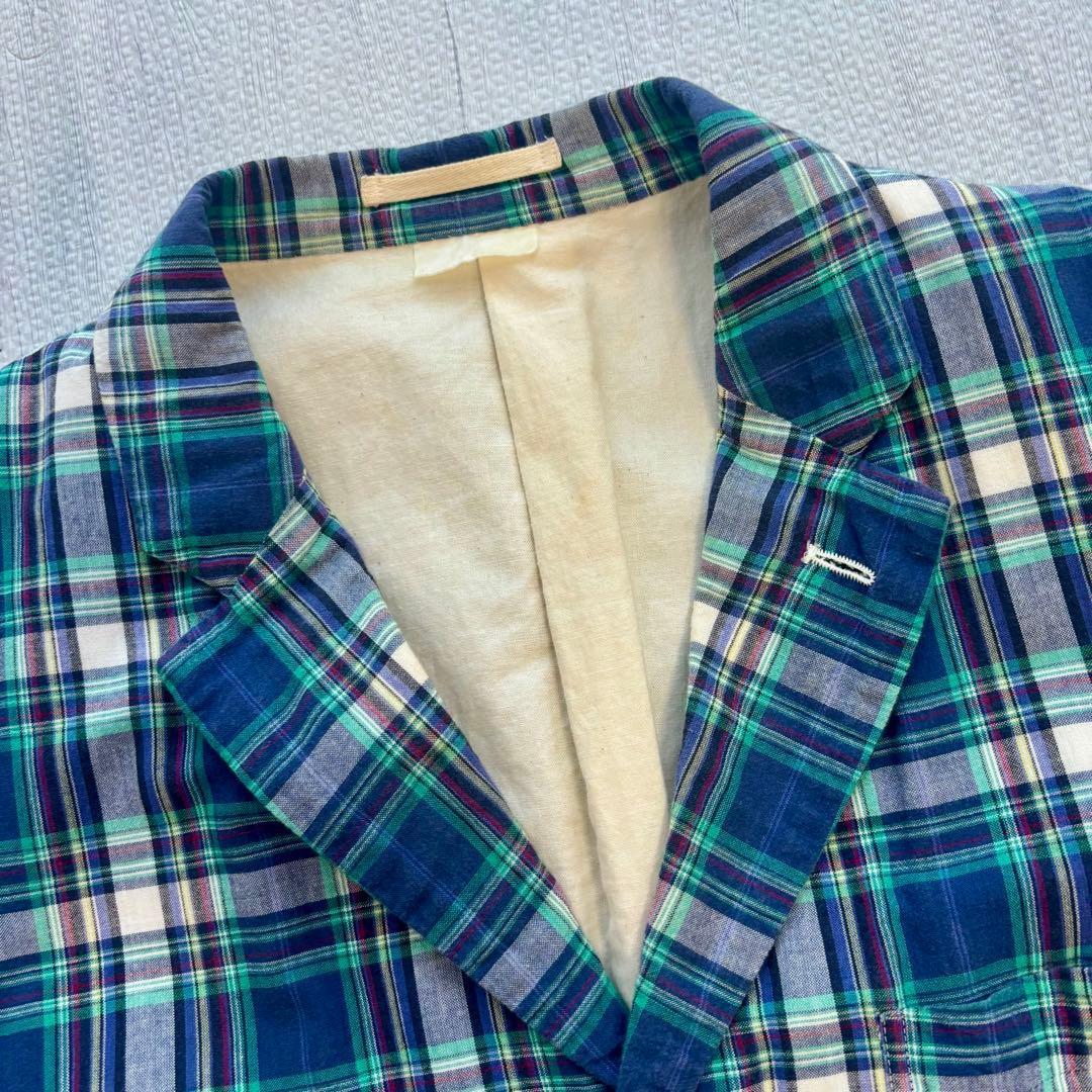 コムデギャルソンオムプリュス タータンチェック 3Bジャケット テーラード