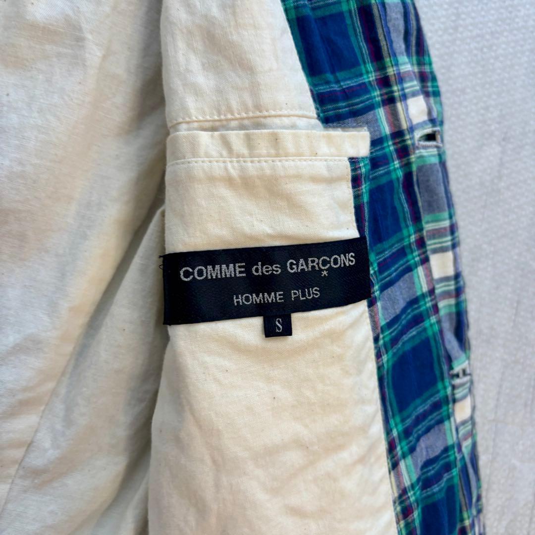 コムデギャルソンオムプリュス タータンチェック 3Bジャケット テーラード