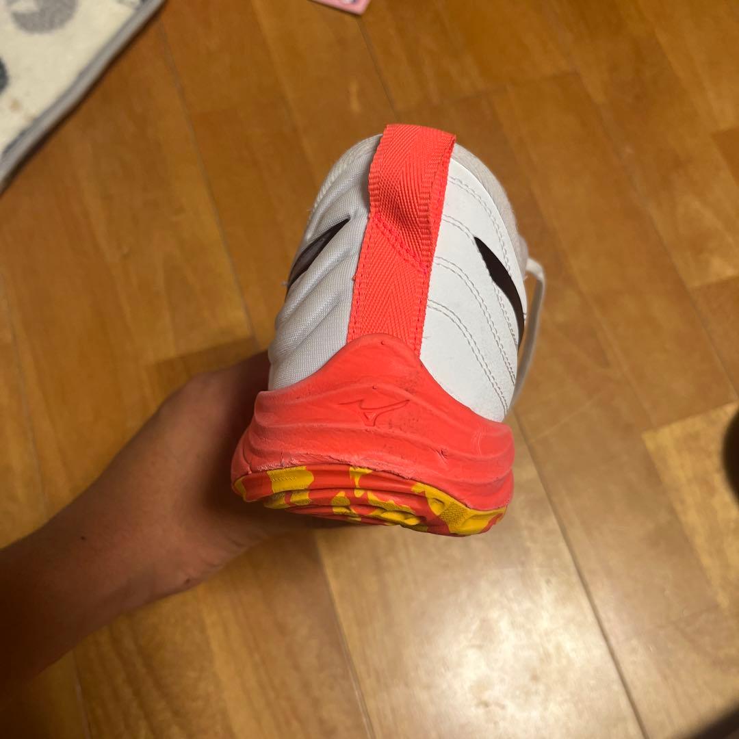 バレーボールシューズ ホワイト/オレンジ/ピンク