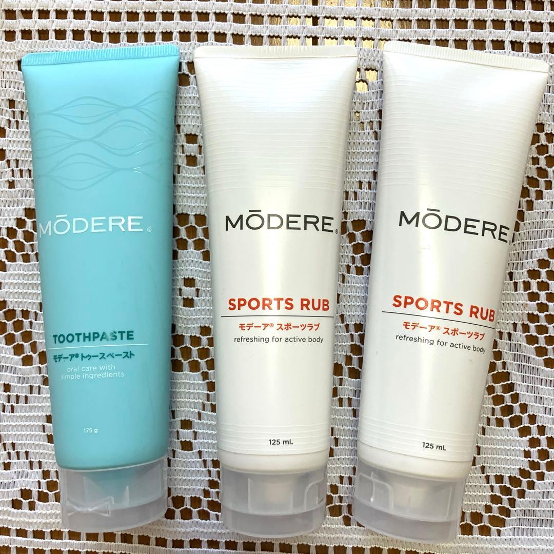 新品モデーアスポーツラブ〈125ml〉2本・トゥースペースト〈175g〉歯磨き粉