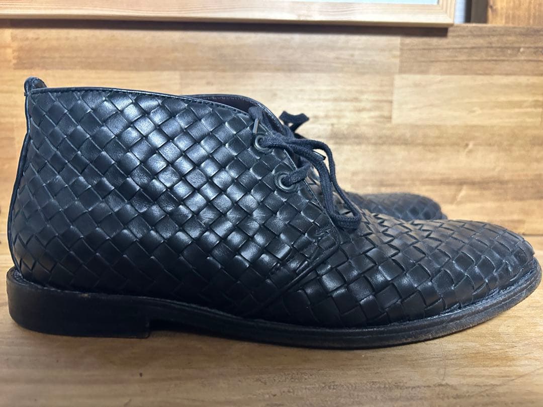 bottega veneta vintageイントレチャート革靴