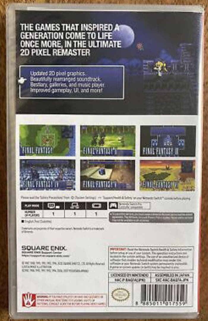 【新品未開封】ファイナルファンタジー ピクセルリマスター【パッケージ版】