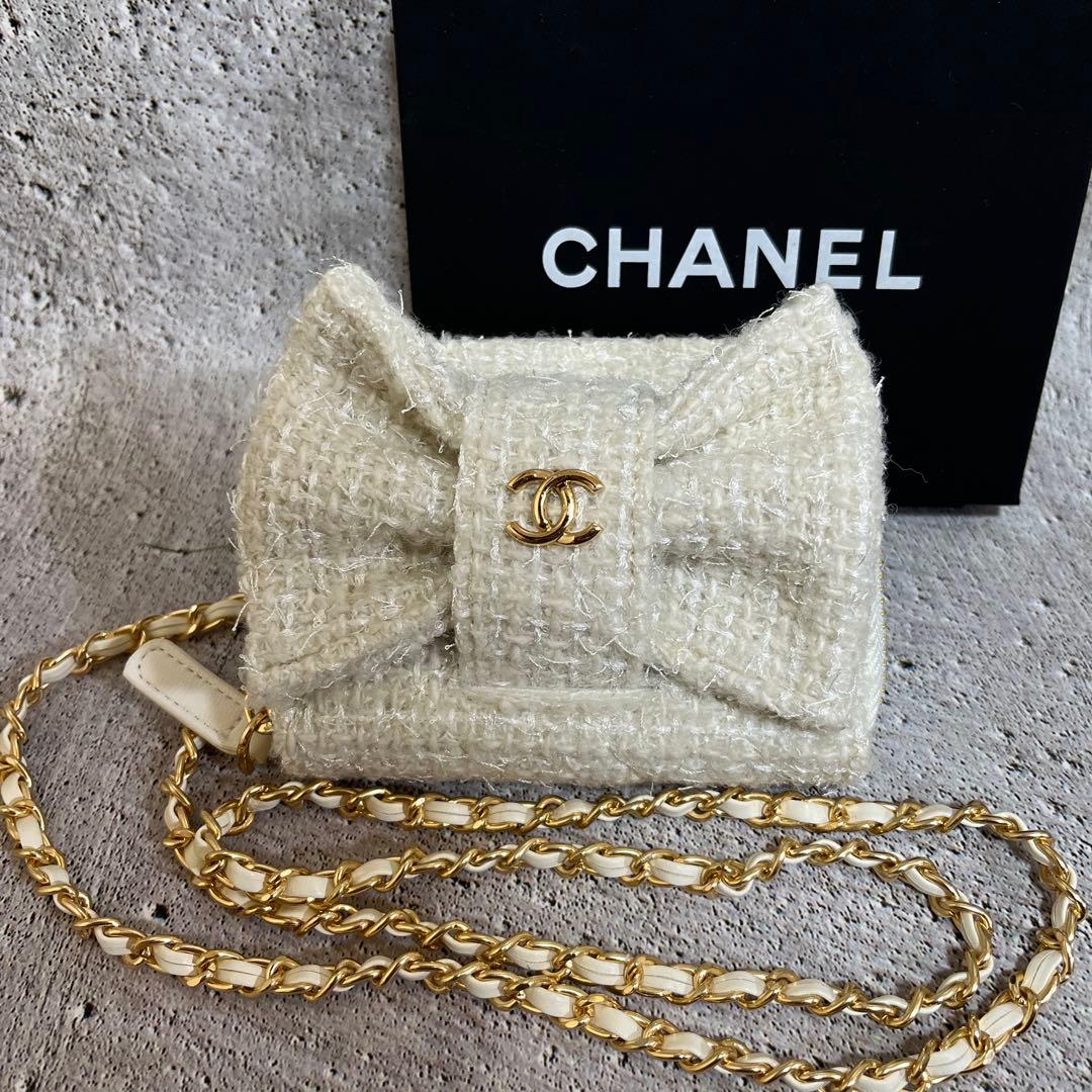 ツイードミニバッグ ミニウォレット 箱付き