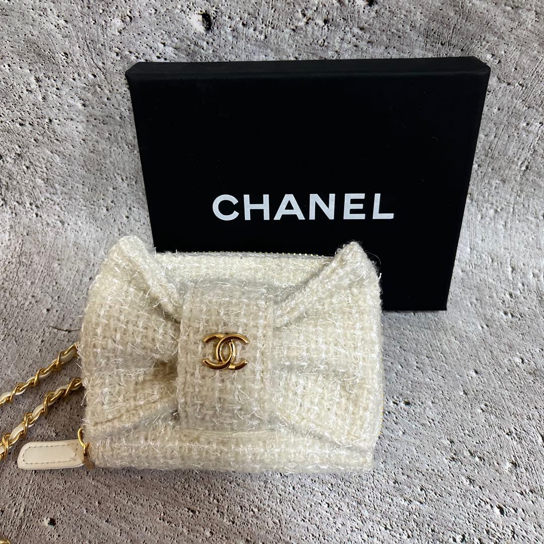 ツイードミニバッグ ミニウォレット 箱付き