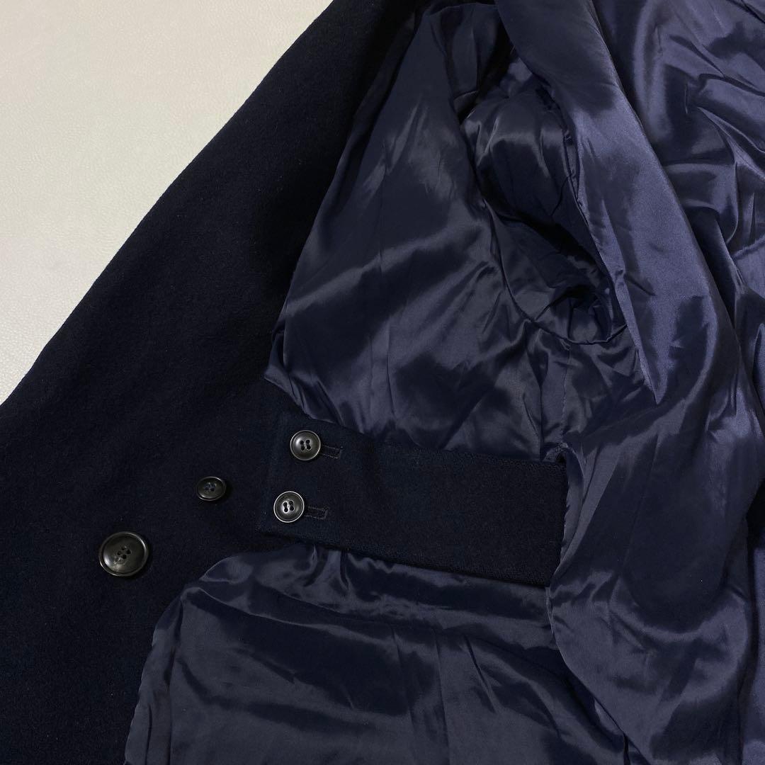 ⚫︎北欧暮らしの道具店 WAYアレンジ襟のかろやかチェスターコート ウール