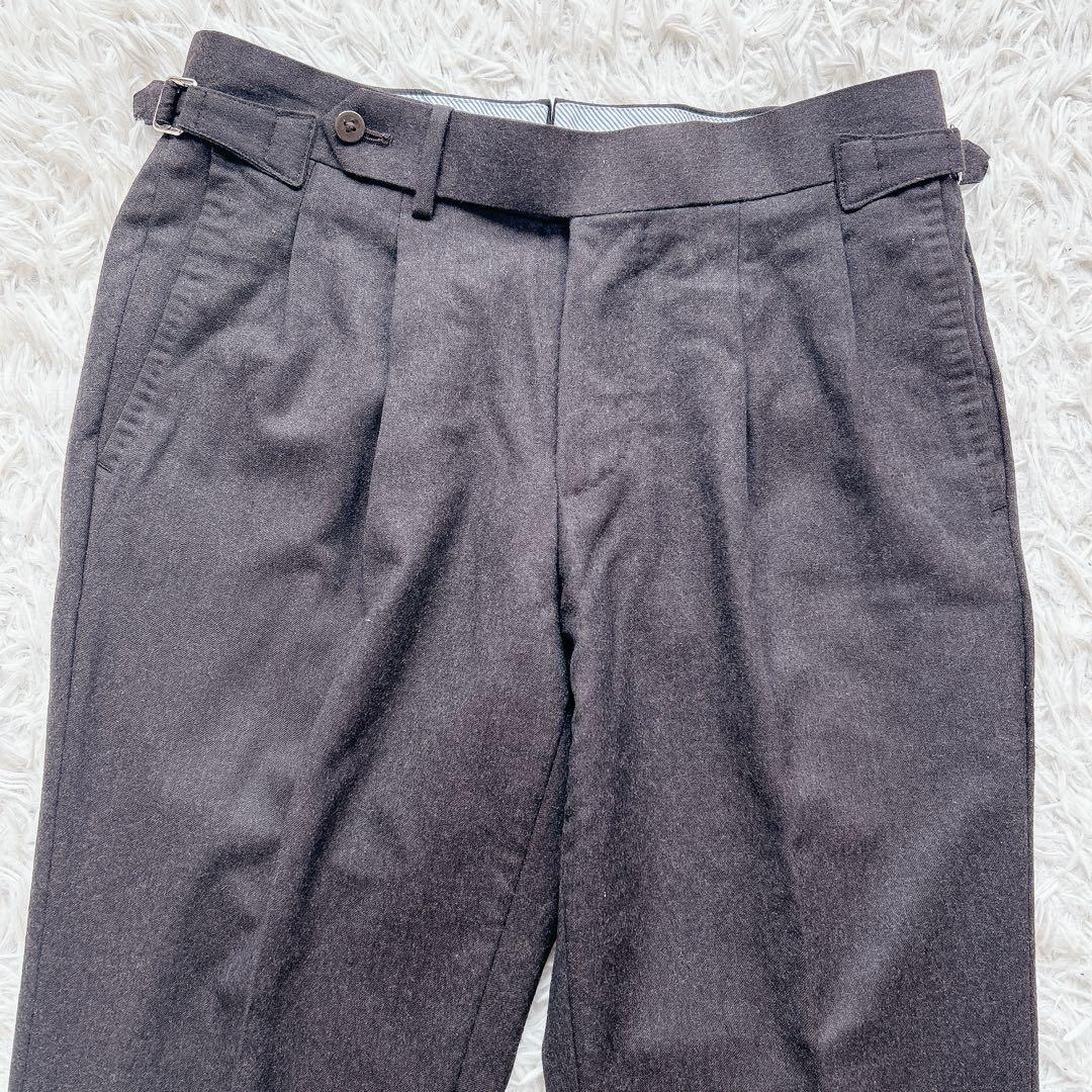 美品 リングヂャケット サキソニー ウール アジャスター スラックス 日本製