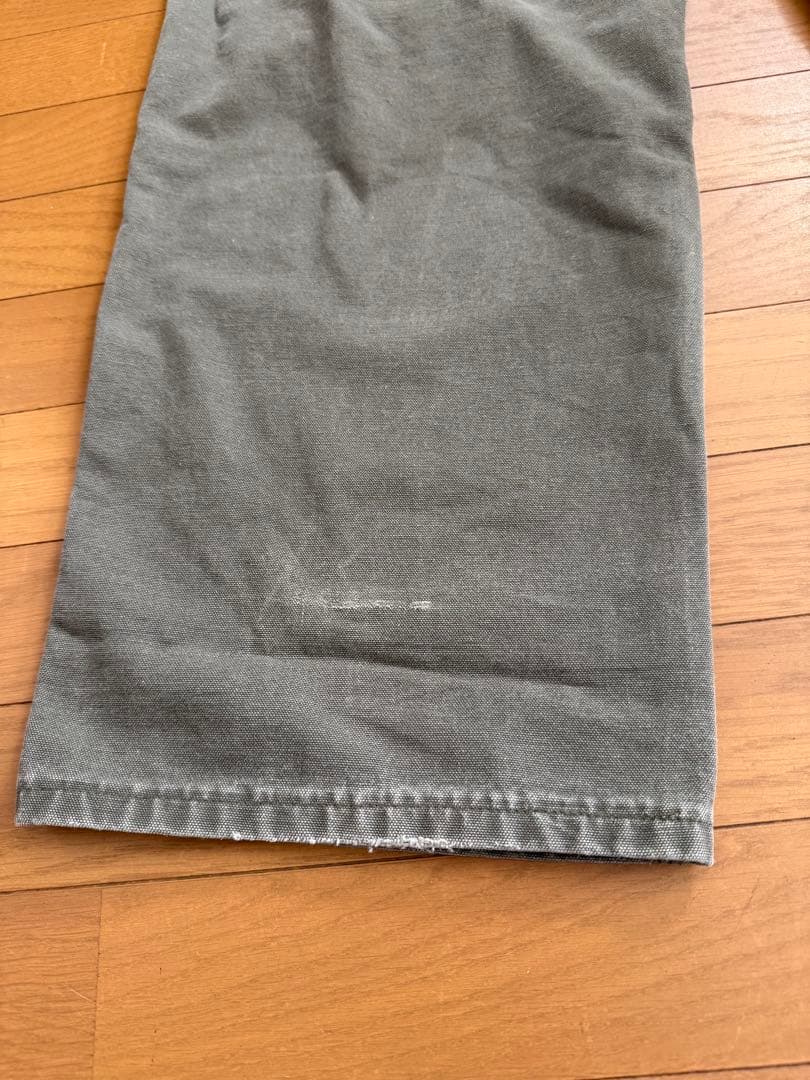 00s carhartt ペインター　ダッグ地パンツ　カーキ系 W44 L32