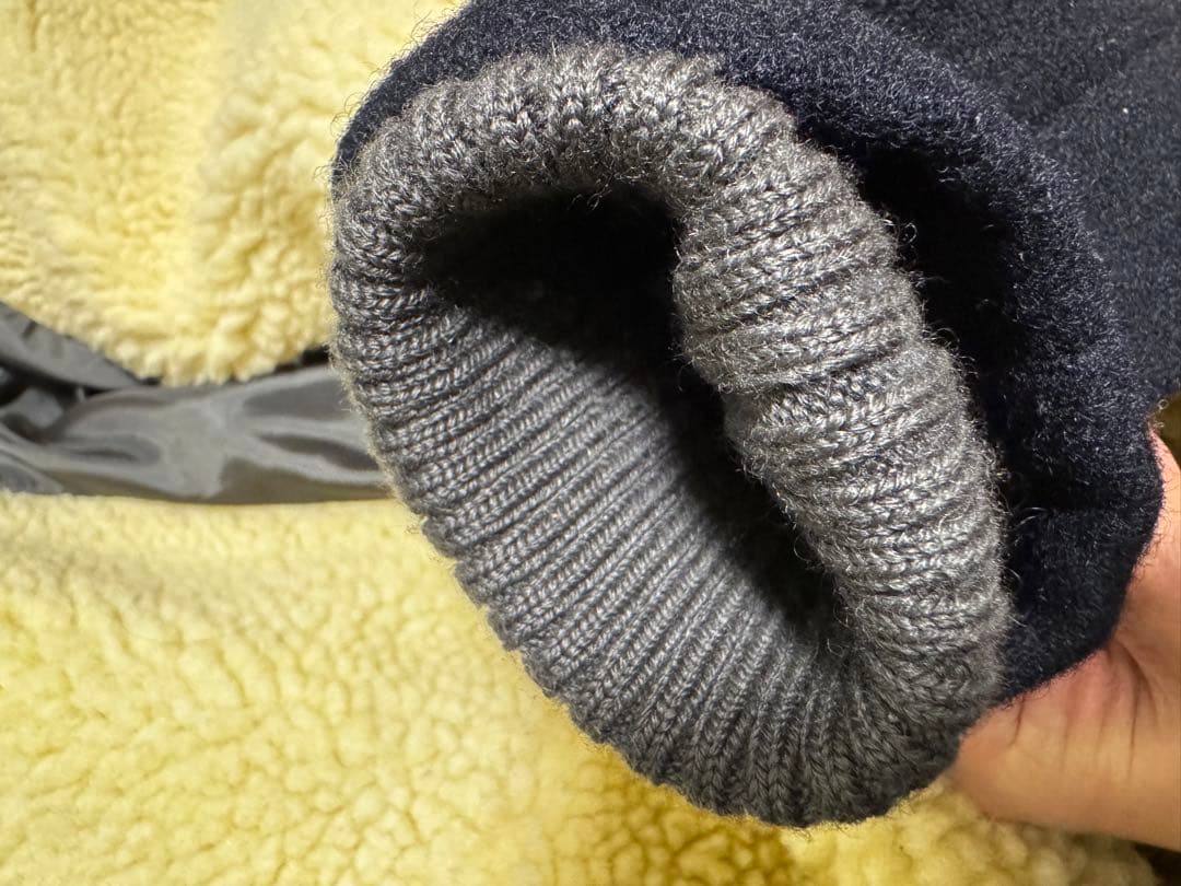 eel ネイビー ダッフルコート ウール100%