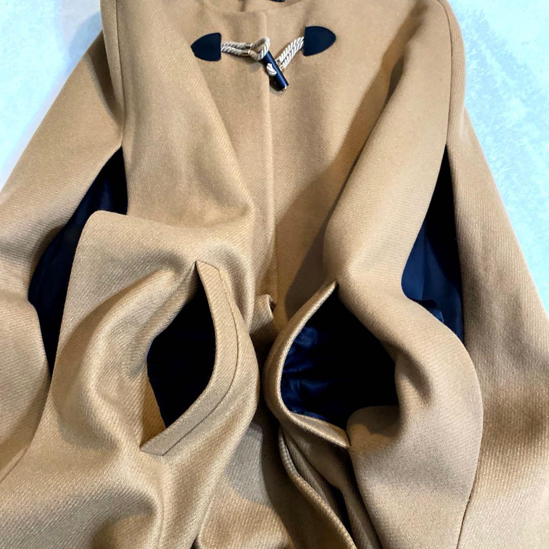 極美品✨ ZARA MANTECO ポンチョ ケープ ゴールド　金具　完売品 L