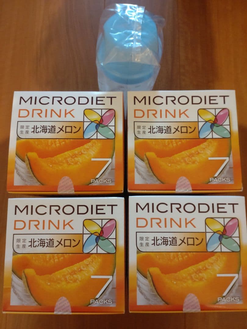 マイクロダイエット　北海道メロン4箱（28食）シェイカー付き