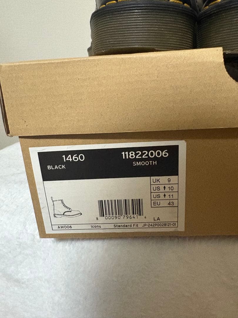 に*き様 Dr. Martens 1460 8ホール ブラック UK10