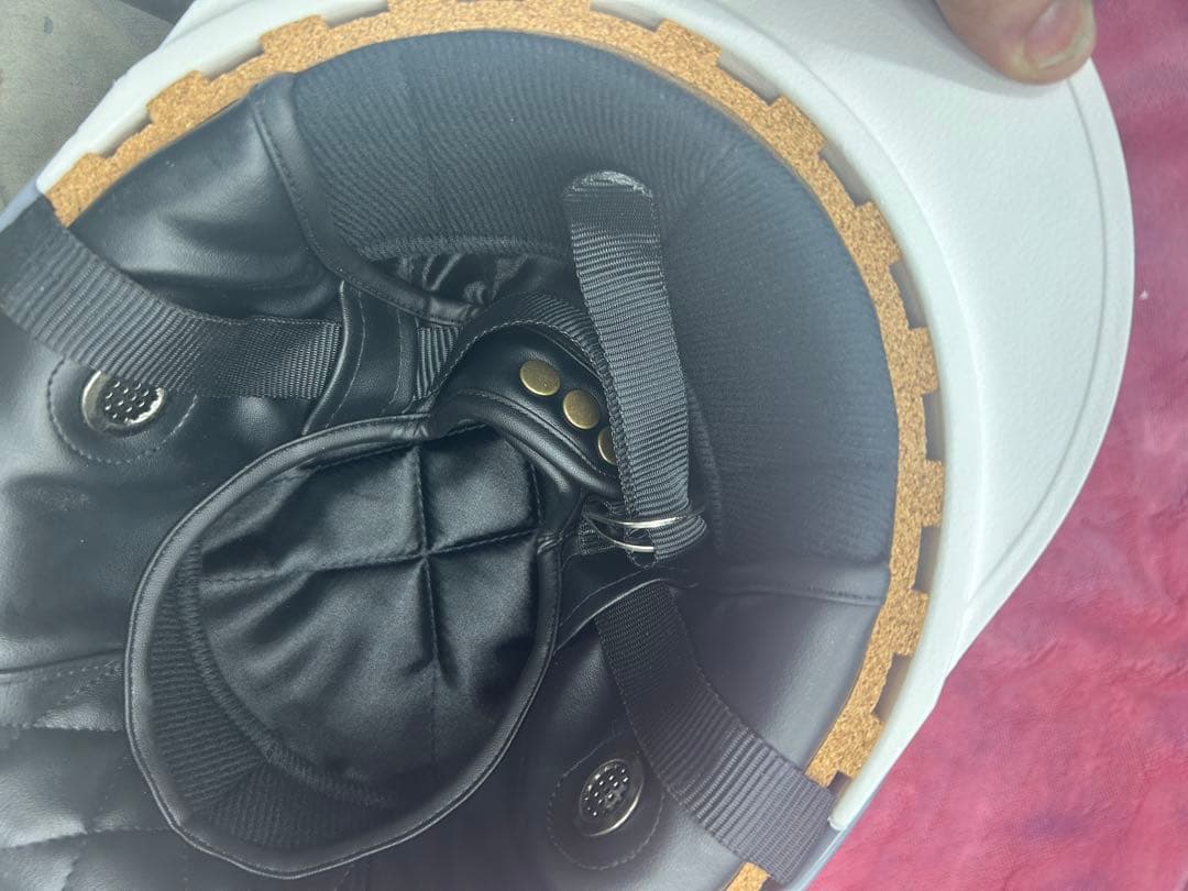 コルク半　三つボタン　和彫鯉　日章