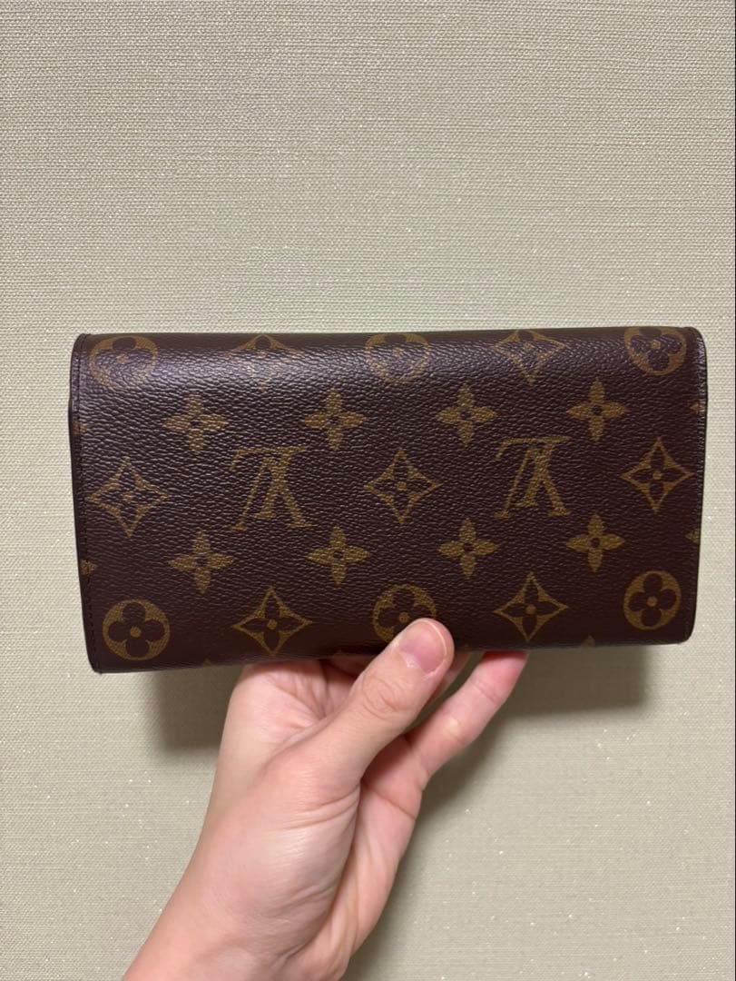 Louis Vuitton 長財布 ブラウン ピンク