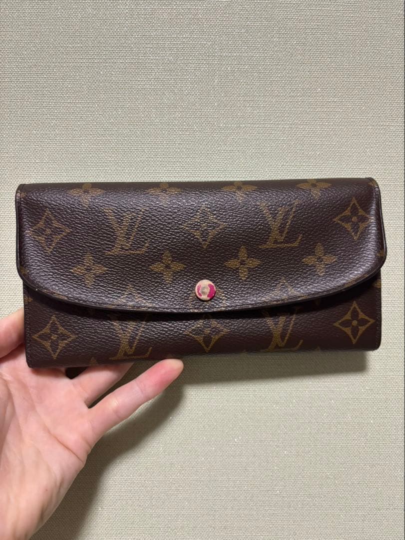 Louis Vuitton 長財布 ブラウン ピンク