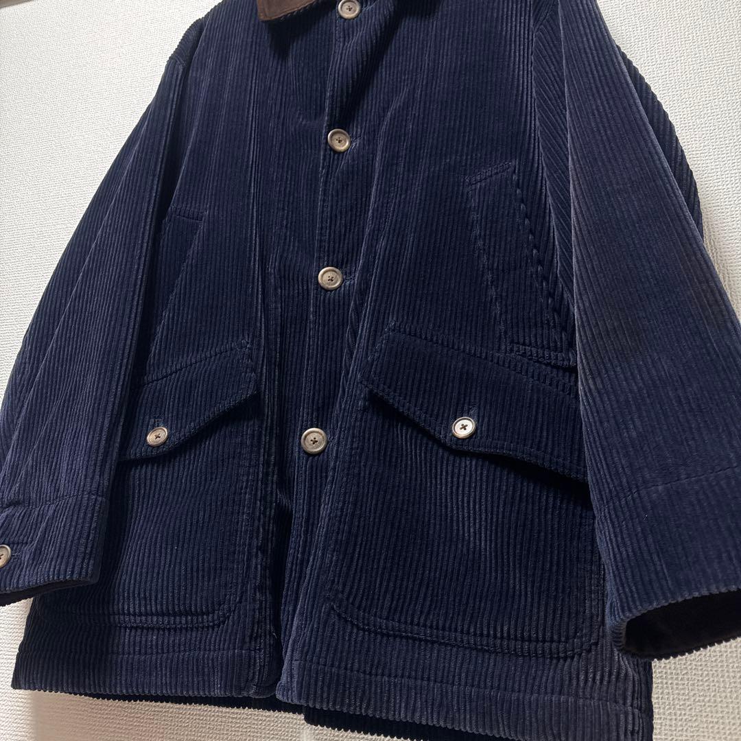 コーデュロイカバーオール NICKY ADAMS ネイビー