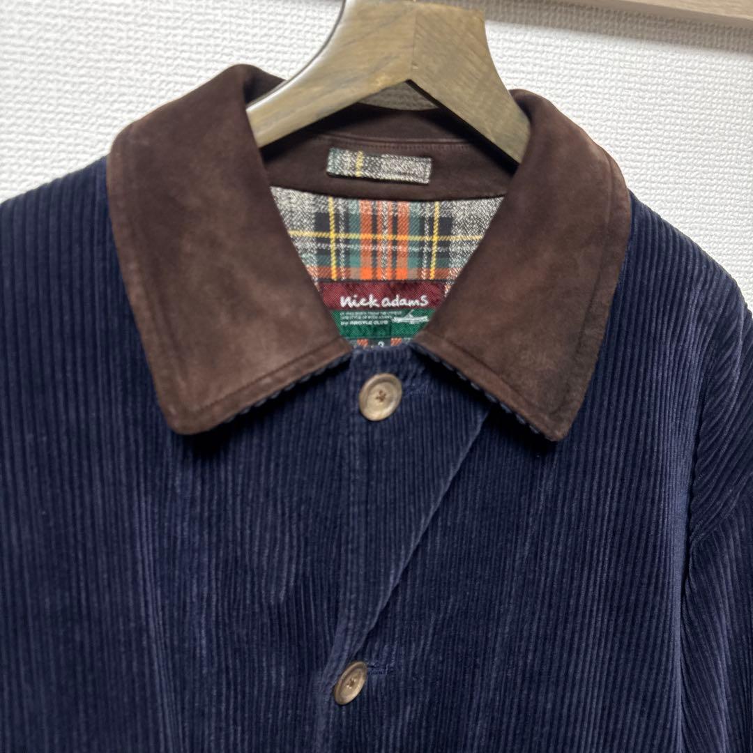 コーデュロイカバーオール NICKY ADAMS ネイビー