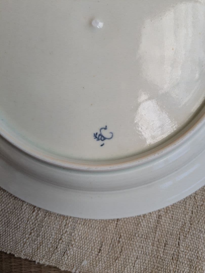 阿部春弥　ピアット白磁大皿　2枚