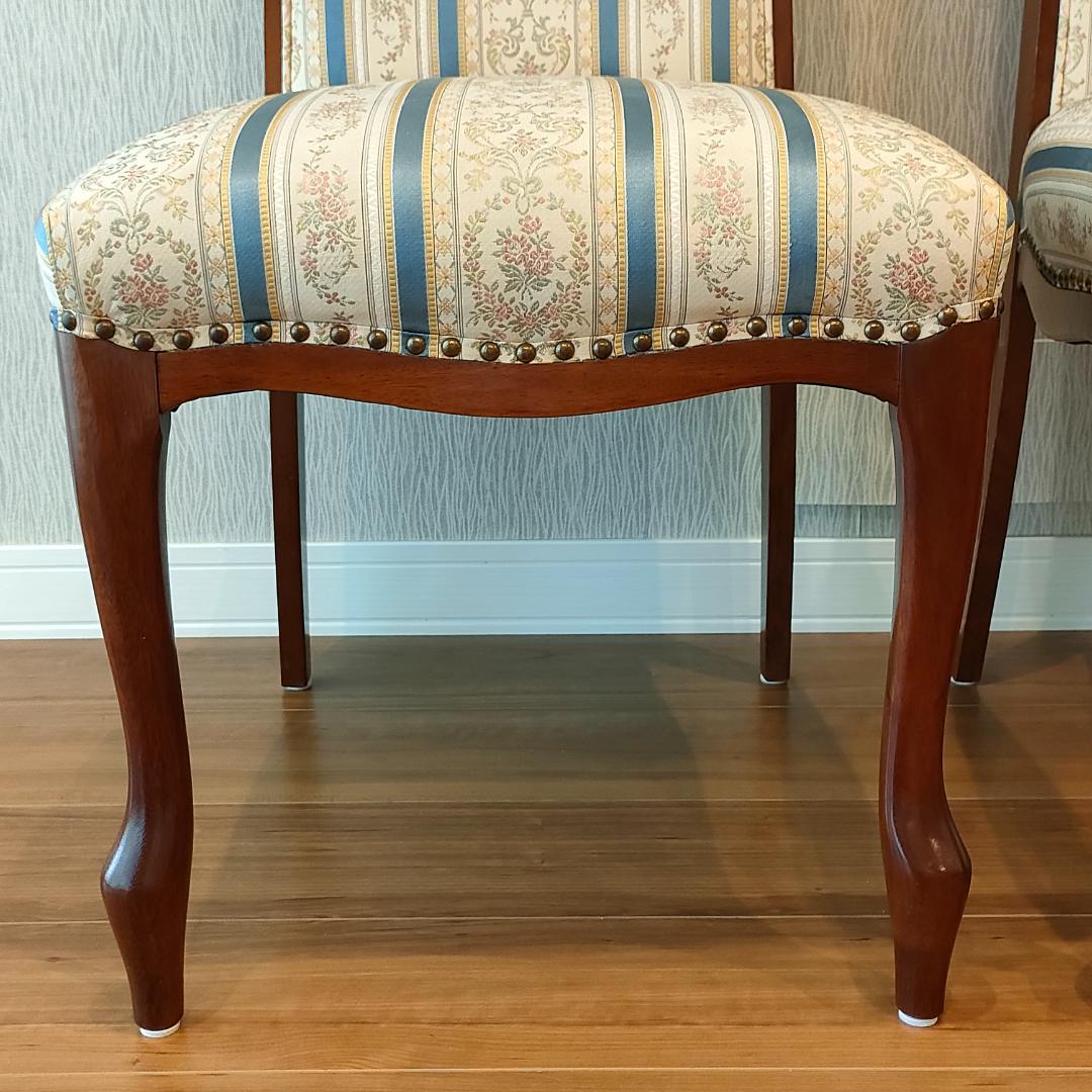 マルニ木工　ベルサイユ　ダイニングチェア　ロココ様式　2脚セット