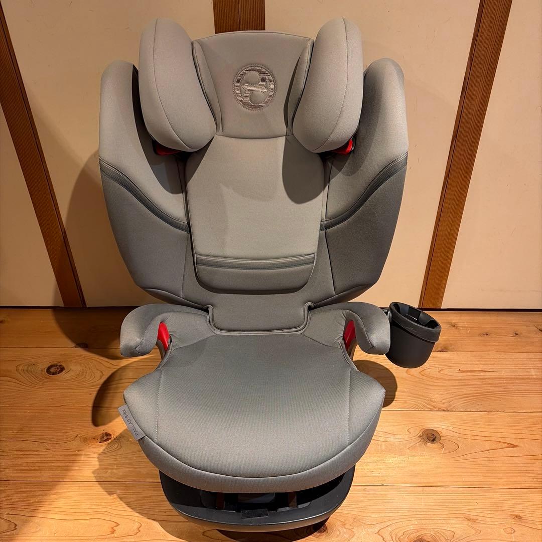 ドリンクホルダー付き サイベックス パラス Sフィックス ジュニアシート グレー