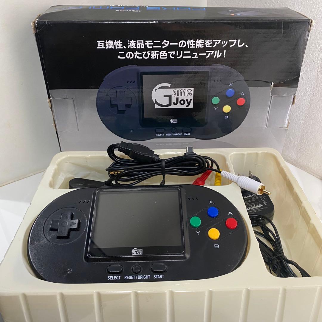 GameJoyポケファミDX BLACK EDITIONスーパーファミコン互換機