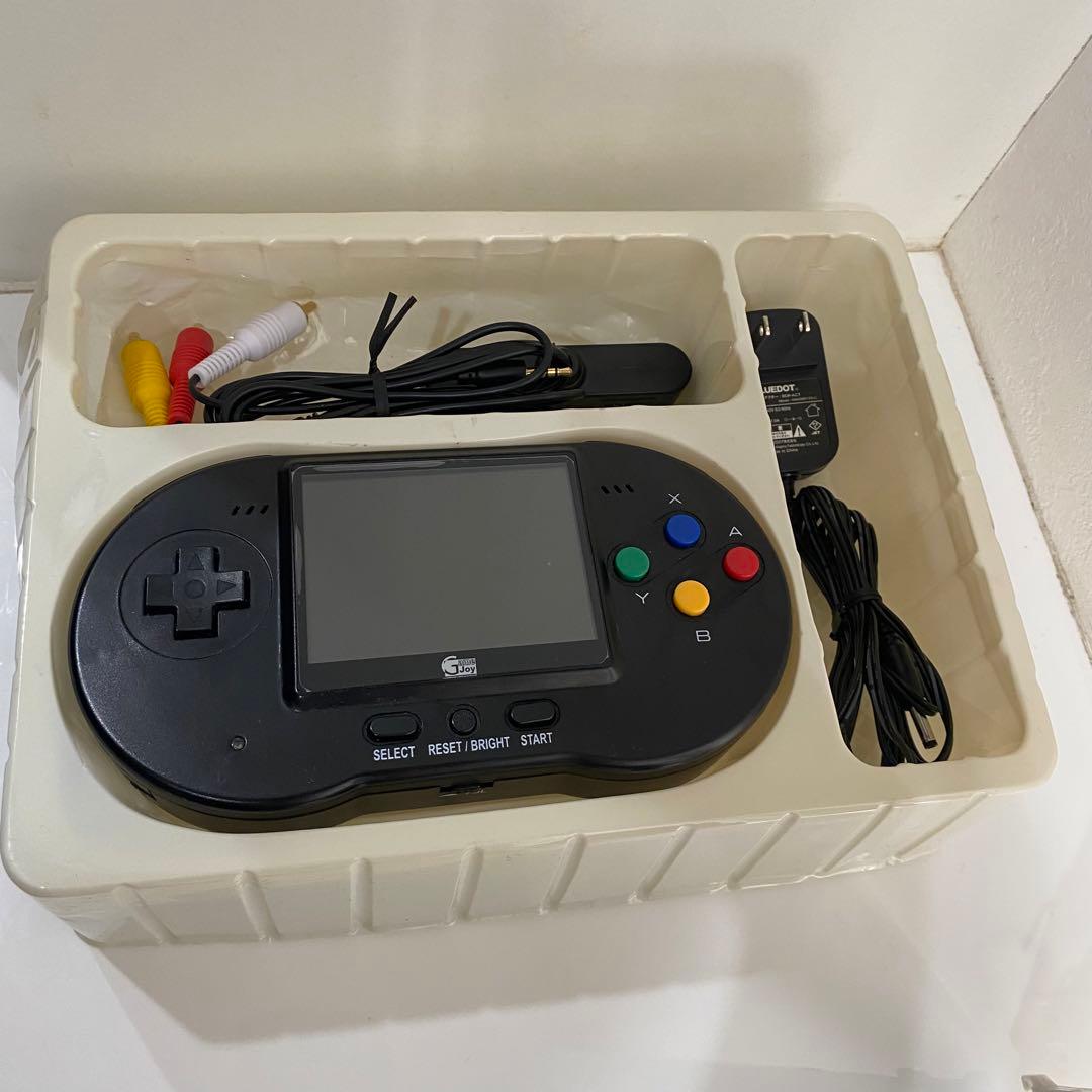 GameJoyポケファミDX BLACK EDITIONスーパーファミコン互換機