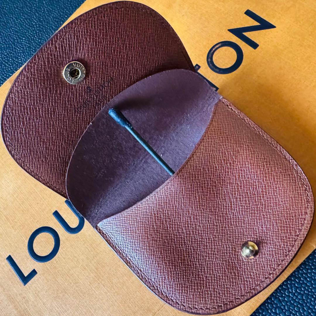 LOUIS VUITTON モノグラム ポルトモネ グゼ ケース 外観美品