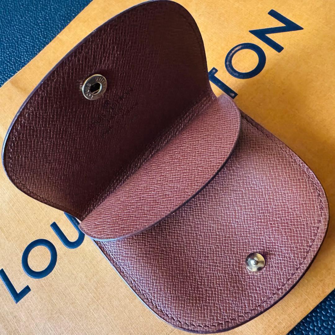 LOUIS VUITTON モノグラム ポルトモネ グゼ ケース 外観美品