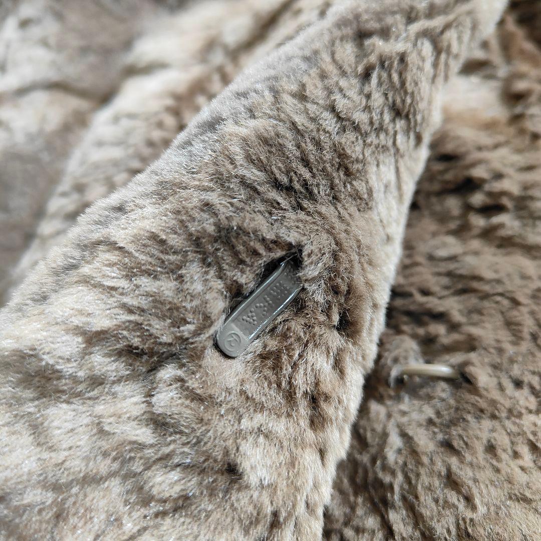 美品　毛皮　ランセル ミンク ペイズリー 裏地 総柄 ブラウン ロング　大きい