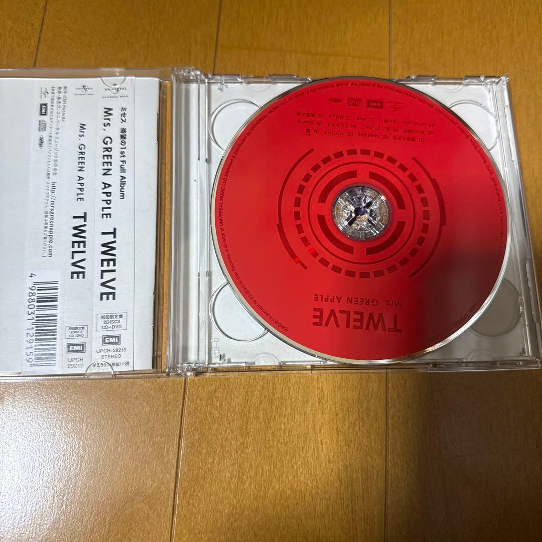 Mrs. GREEN APPLE TWELVE 2枚組　初回限定盤