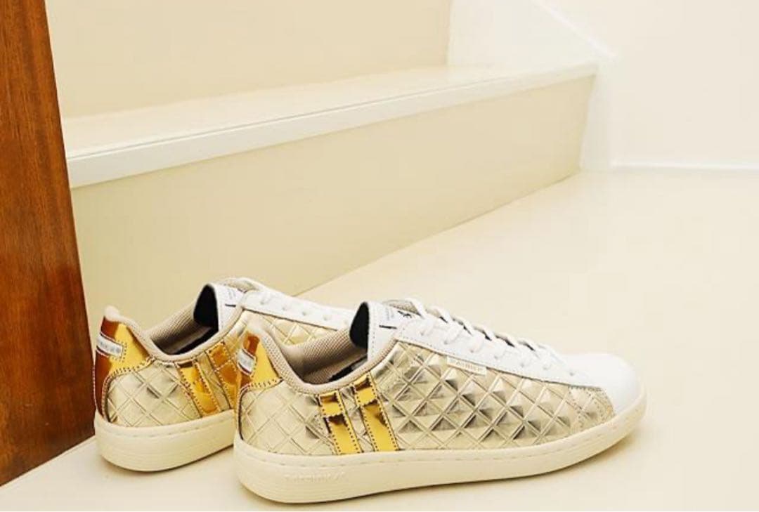 PATRIK ゴールド ホワイト シューズ　パトリック　35