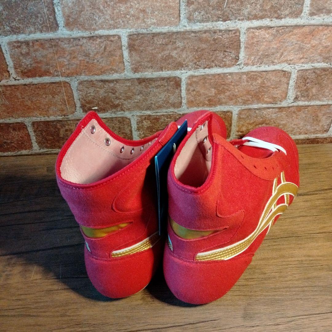 アシックス レスリングシューズ レッド EX-EO (TWR900) #548