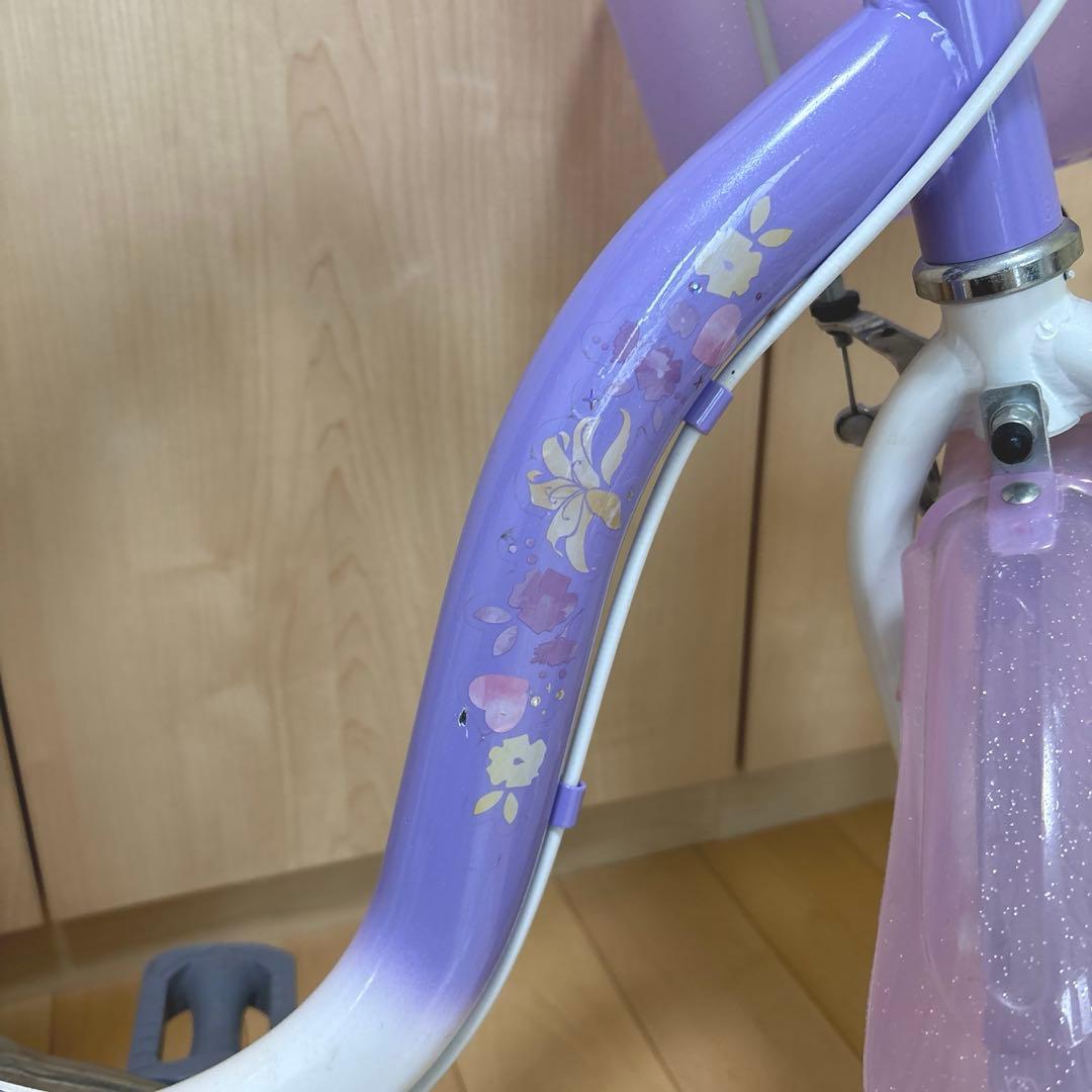 直接引渡限定　千葉県　アイデス　ラプンツェル 幼児用自転車 16インチ