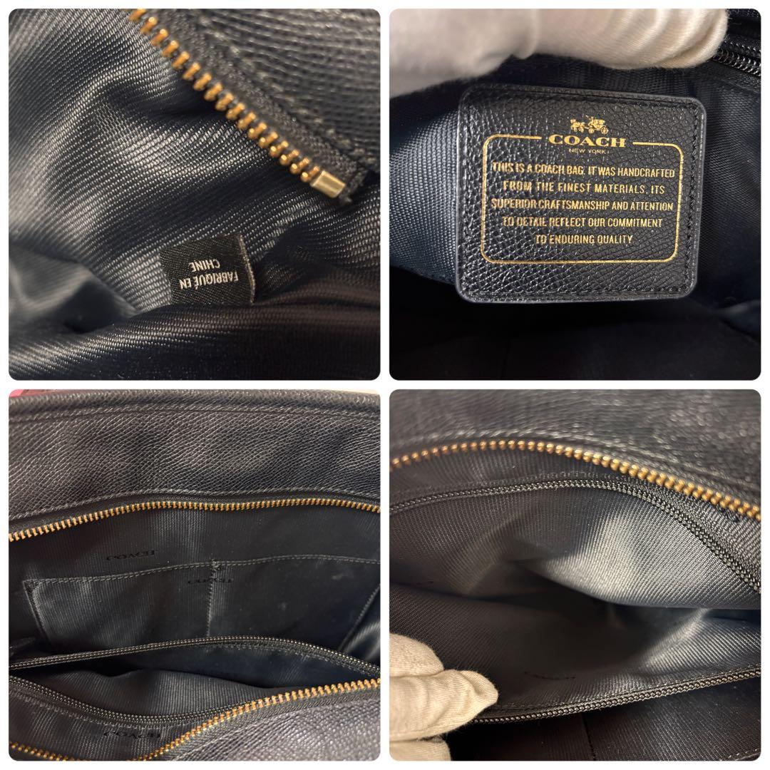 【美品】コーチトートバッグ ショルダーバック 通勤 通学 A4 PCビジネス