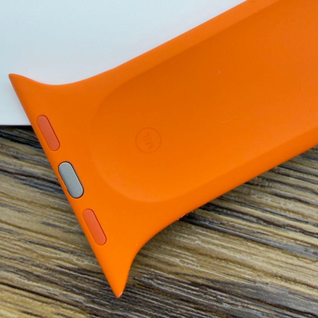 141 未使用　Apple Watch エルメス　オレンジラバー　スポーツバンド