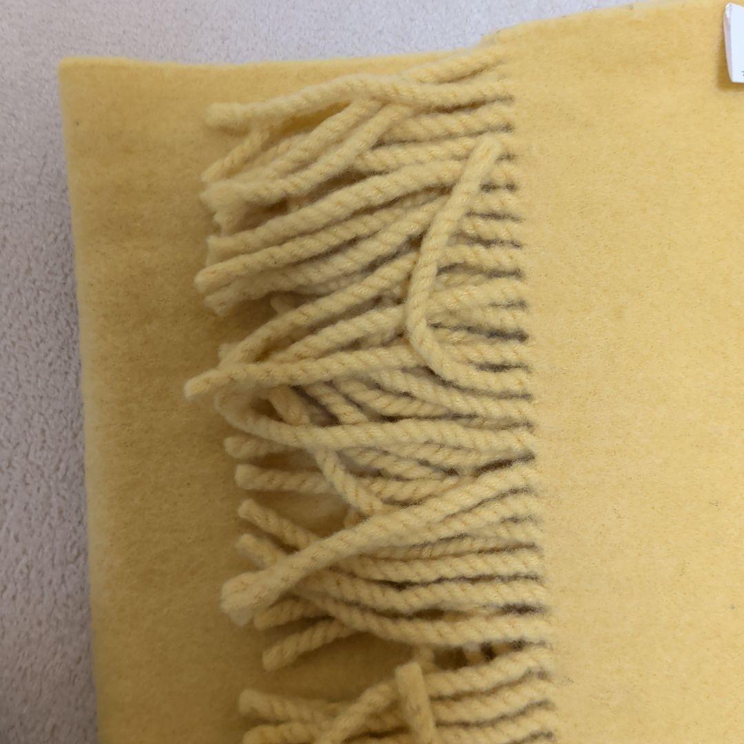 専用　ASAUCE MÉLER イエローとブラウンフリンジマフラー２色