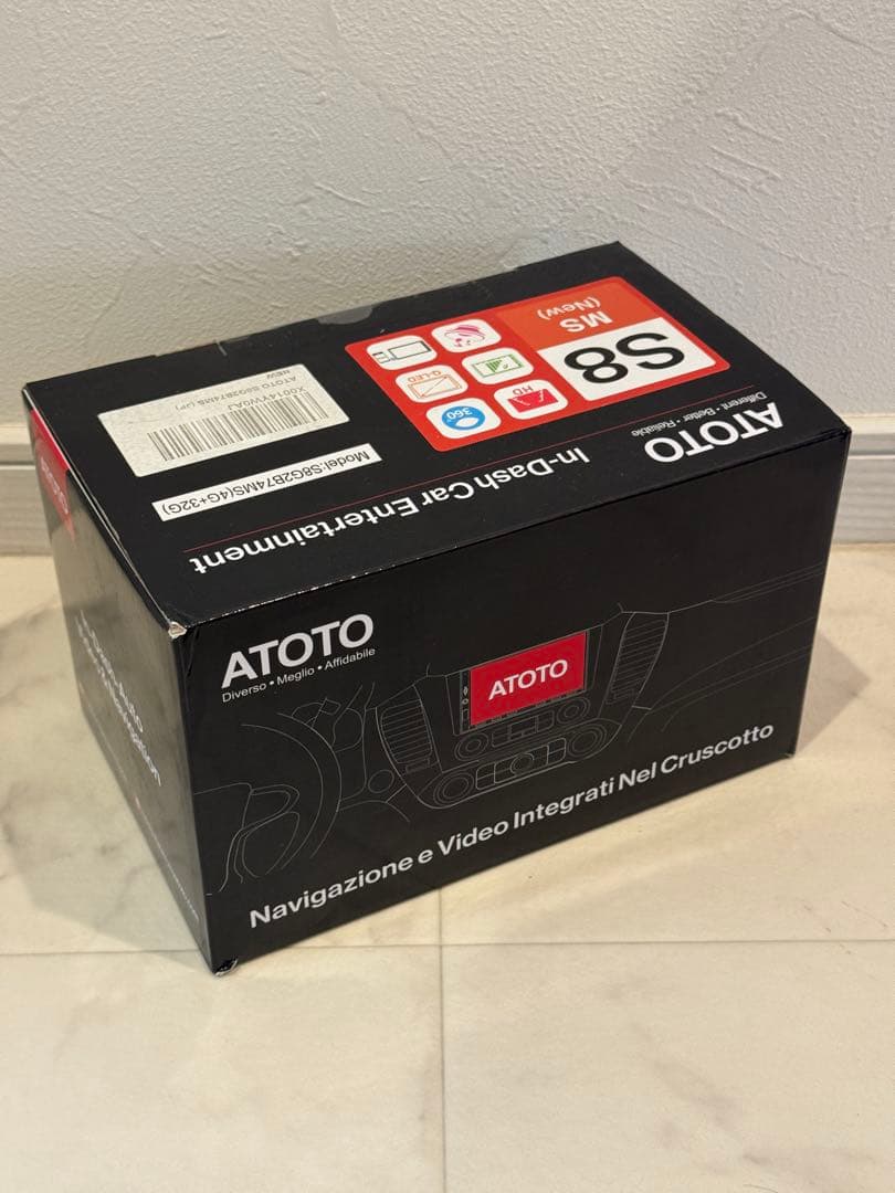 ATOTO S8 CarPlay 対応インダッシュナビ S8G2B74MS