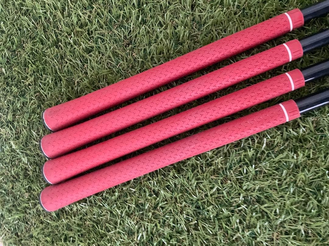 PING gle3 レディースアイアン 4本セット　A 純正カーボン　グリーン