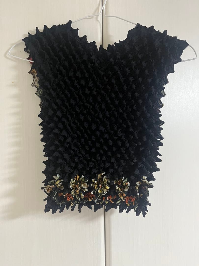 みず【MASU】23ss popcorn spiky vest