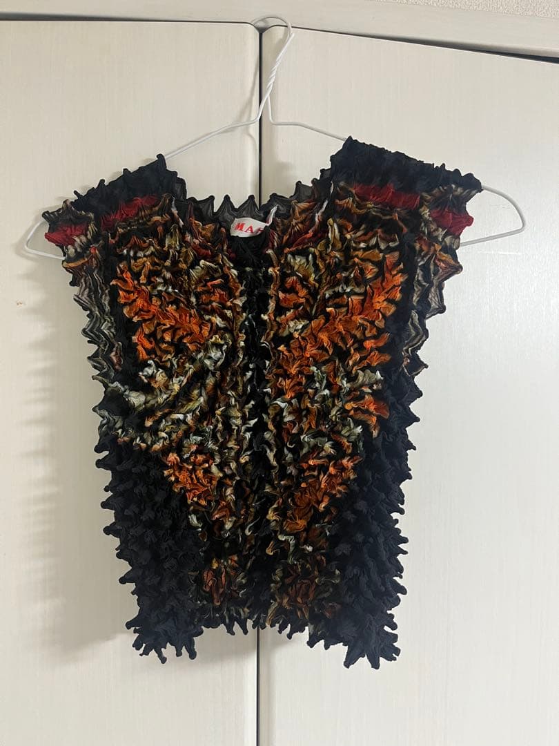 みず【MASU】23ss popcorn spiky vest