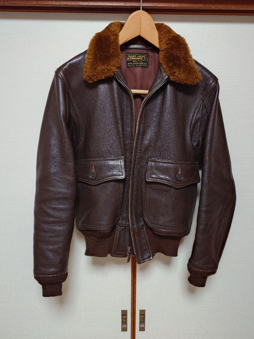 リアルマッコイズ　G-1レザージャケット36