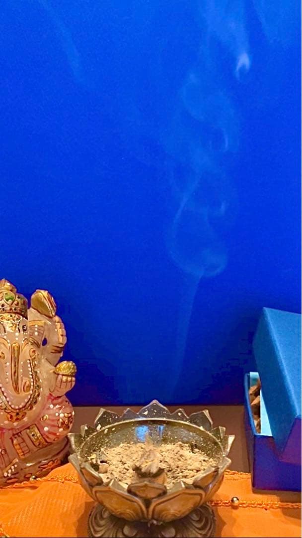 竹のお香　ピンクガネーシャ