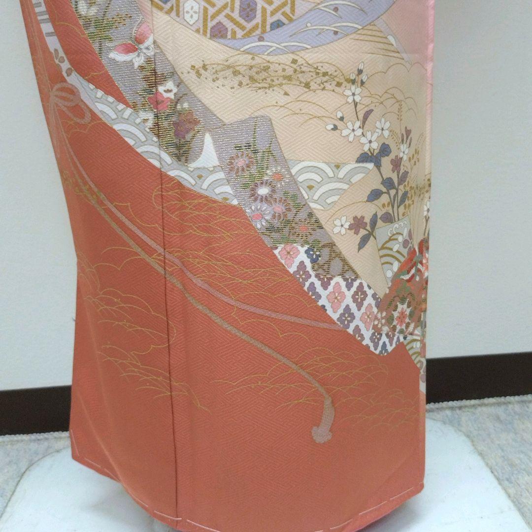 734　半額セール　正絹　高島屋誂え　未使用品　友禅　訪問着　4点フルセット