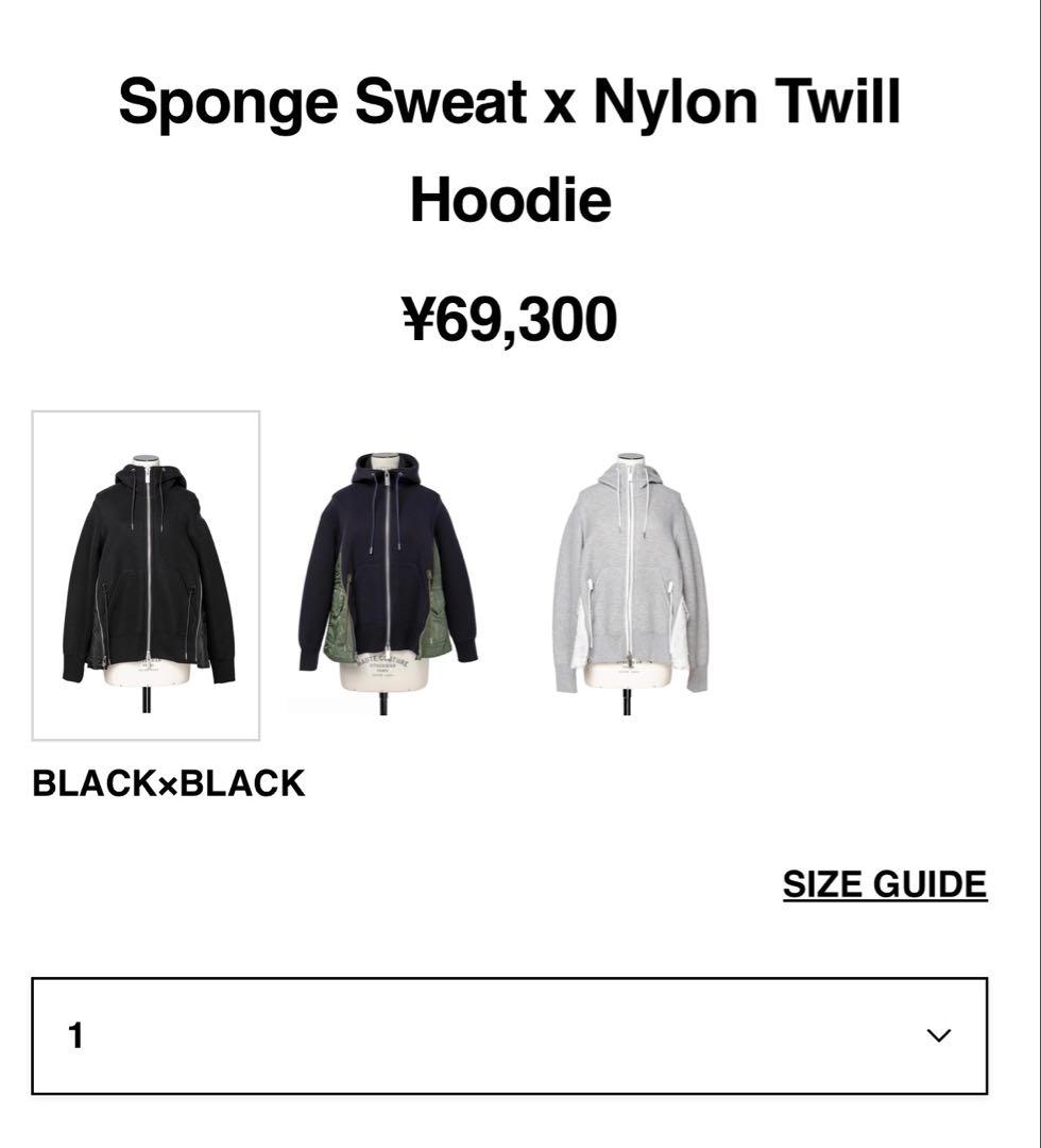 【新品未使用】 sacai パーカー